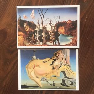 Salvador Dali framable post cards